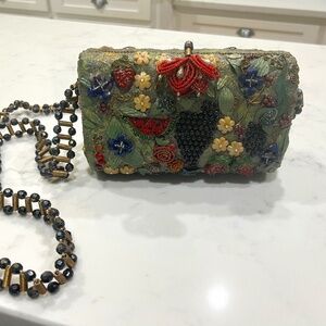 Mary Frances Beaded Handbag Crossbody